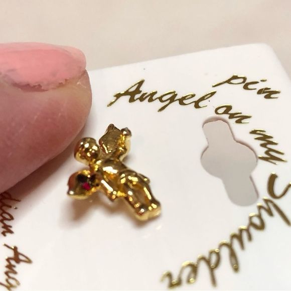 Guardian Angel Pin Vintage - Picture 6 of 7